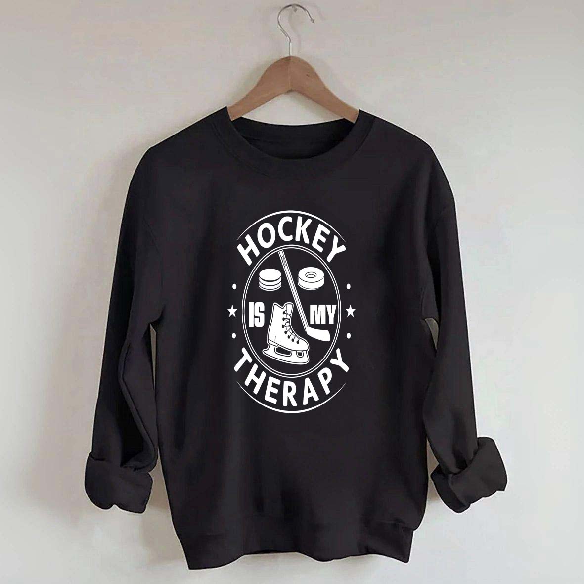 Hockey Is My Therapy Sweatshirt