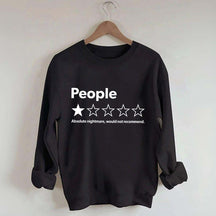 People One Star Review Sweatshirt