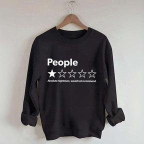 People One Star Review Sweatshirt