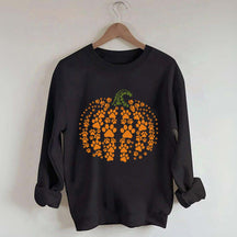 Paw Pumpkin Halloween Dog Sweatshirt