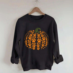 Paw Pumpkin Halloween Dog Sweatshirt