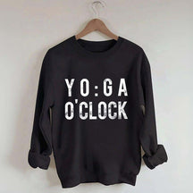 Yoga O'clock Funny Sweatshirt