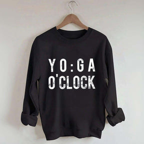 Yoga O'clock Funny Sweatshirt