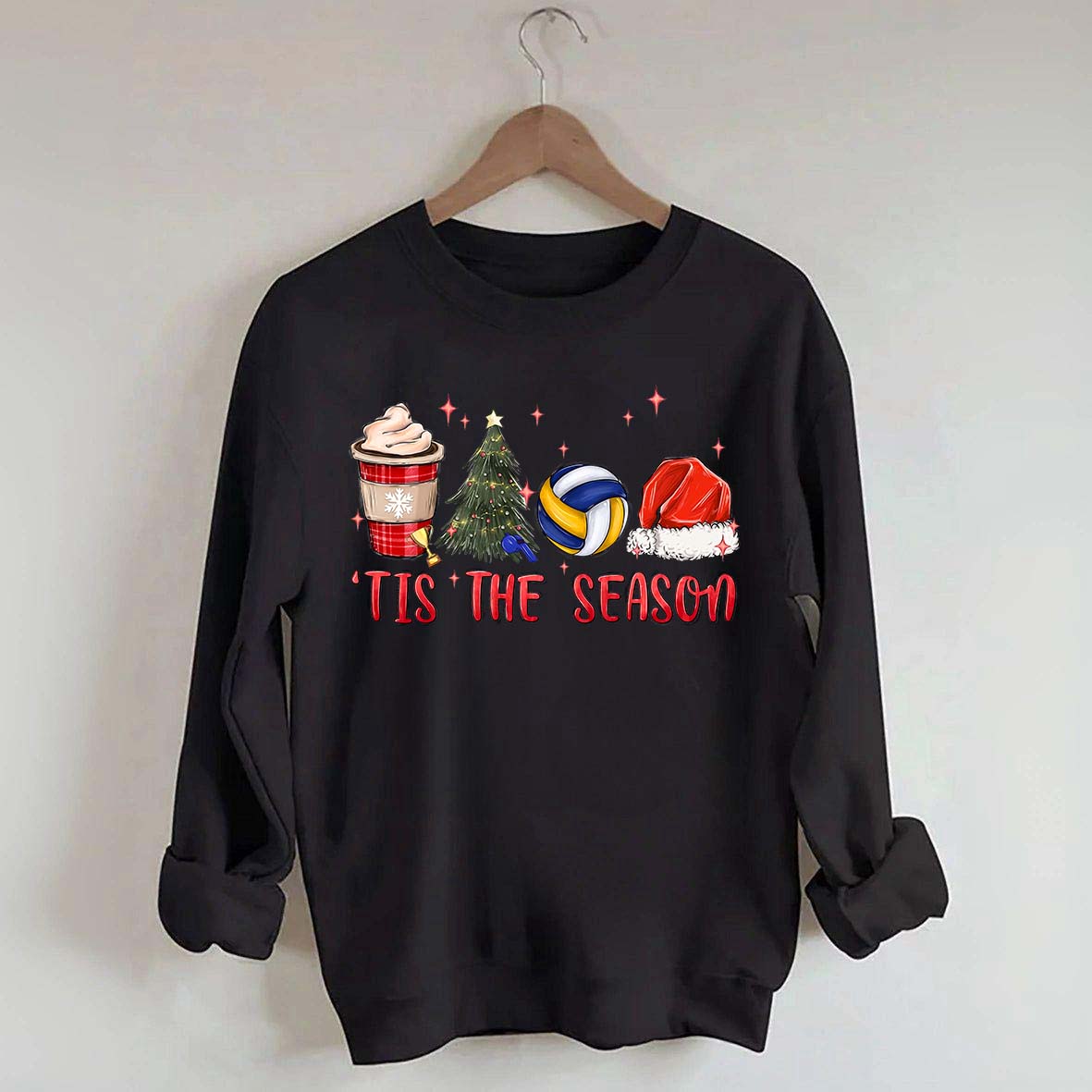 Volleyball Lover Christmas Sweatshirt
