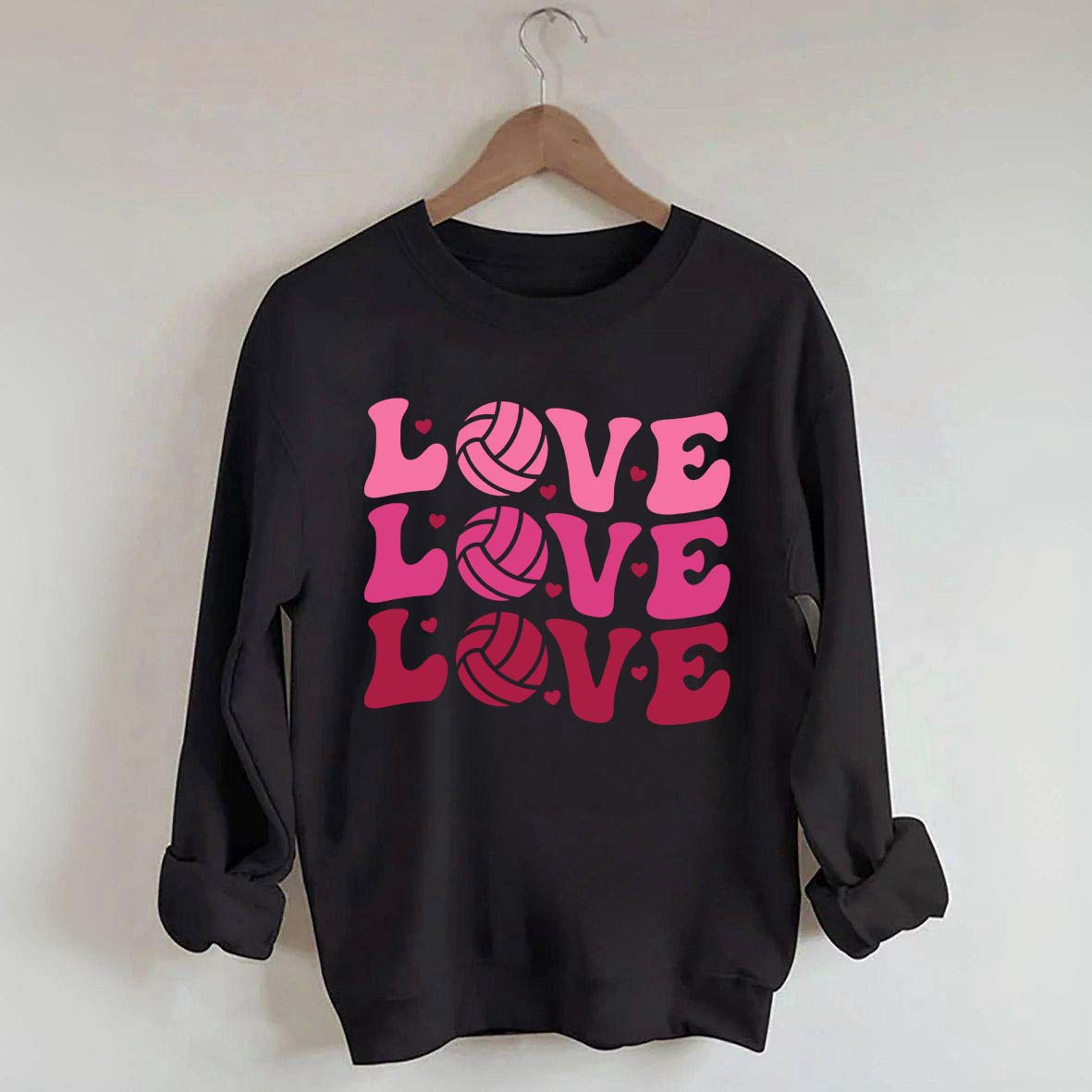 Volleyball Valentine's Day Sweatshirt