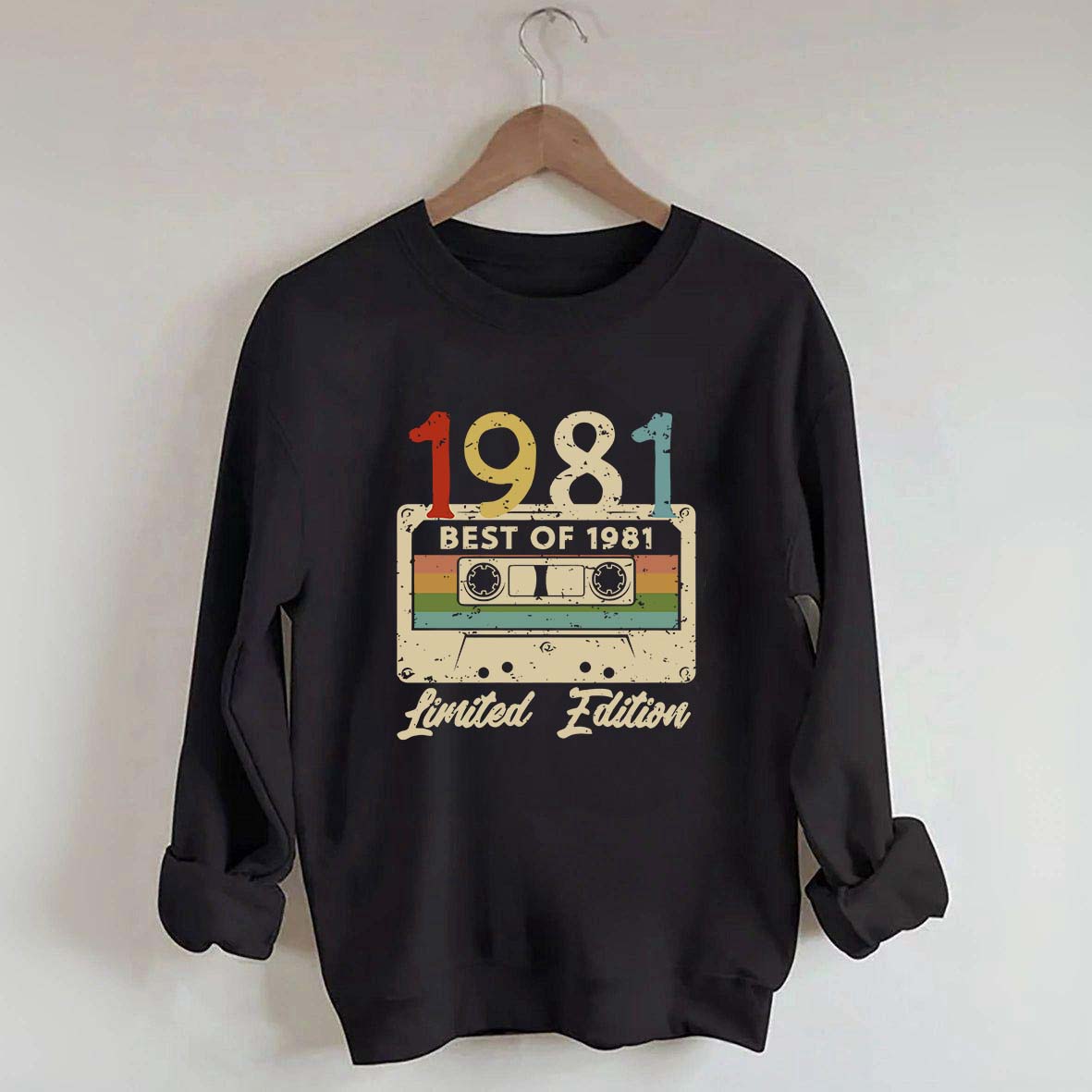 Audiotape And Letter Graphic Sweatshirt