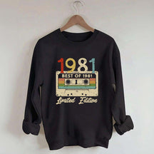 Audiotape And Letter Graphic Sweatshirt