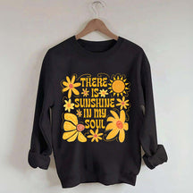 Boho Sunshine In My Soul Hippie Flower Sweatshirt