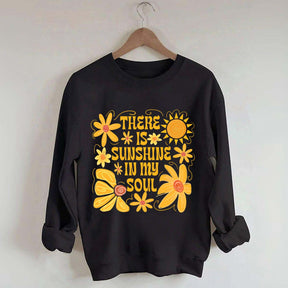 Boho Sunshine In My Soul Hippie Flower Sweatshirt