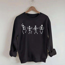 Halloween Party Dancing Skeleton Sweatshirt