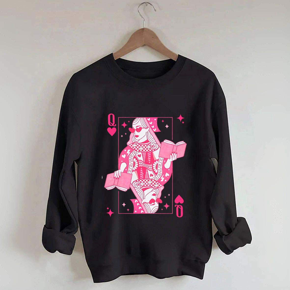 Retro Bookish Queen Sweatshirt