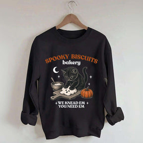 Kitty Biscuits Vintage Baking Pumpkin Sweatshirt