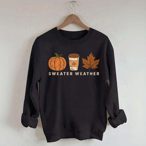 Cozy Autumn Sweater Weather Sweatshirt