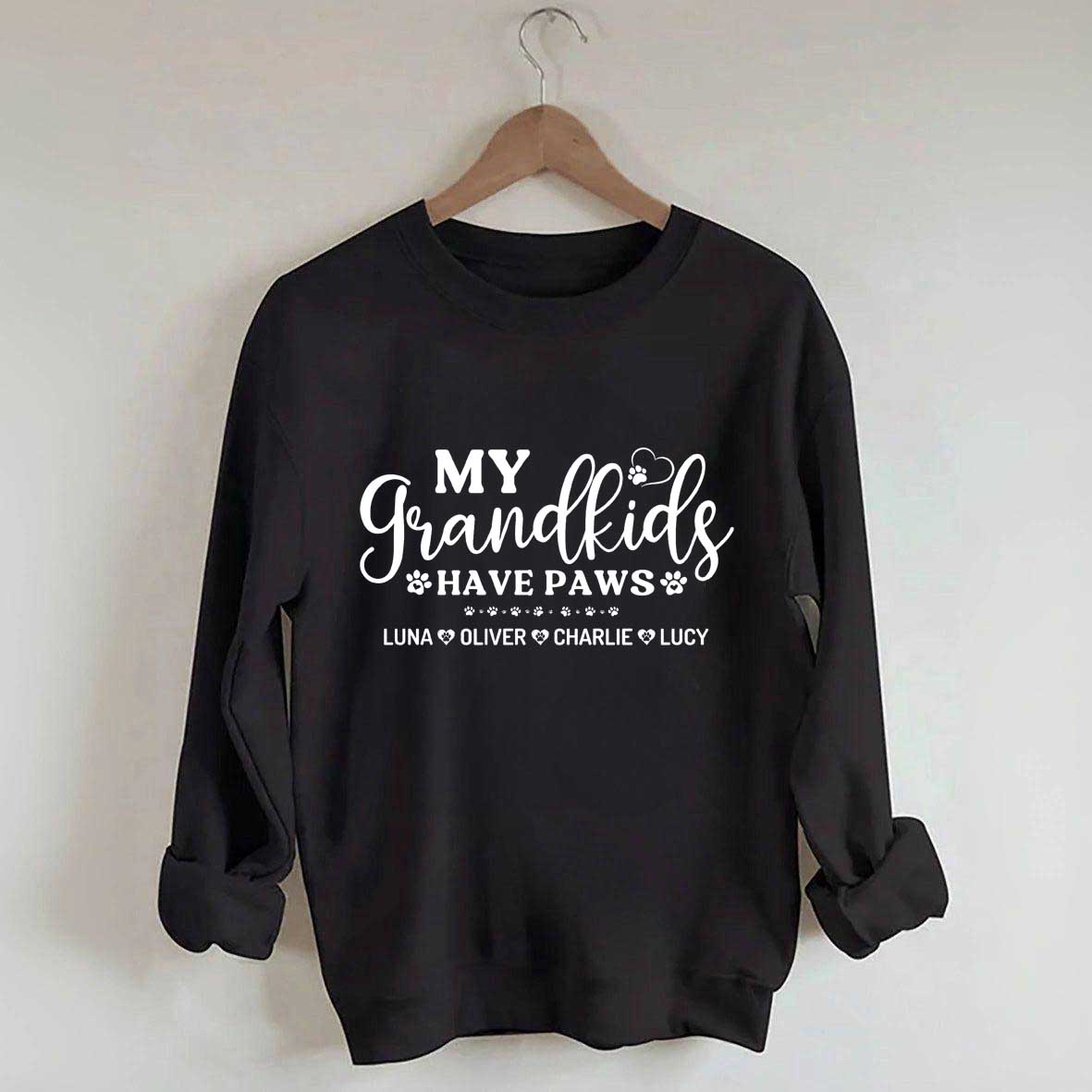 Personalized Fur Grandma Dog Sweatshirt