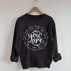 Teenager Bible Verse Faith Sweatshirt