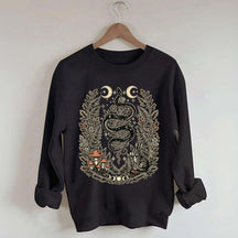 Celestial Floral Celestial Floral Snake Moon Sweatshirt