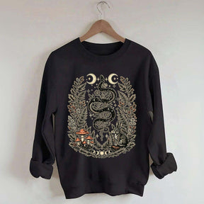Celestial Floral Celestial Floral Snake Moon Sweatshirt