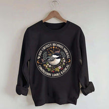 Radical Compassion Floral Bird Sweatshirt