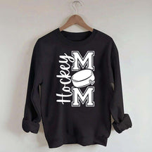 Hockey Mom Heart Simple Sweatshirt