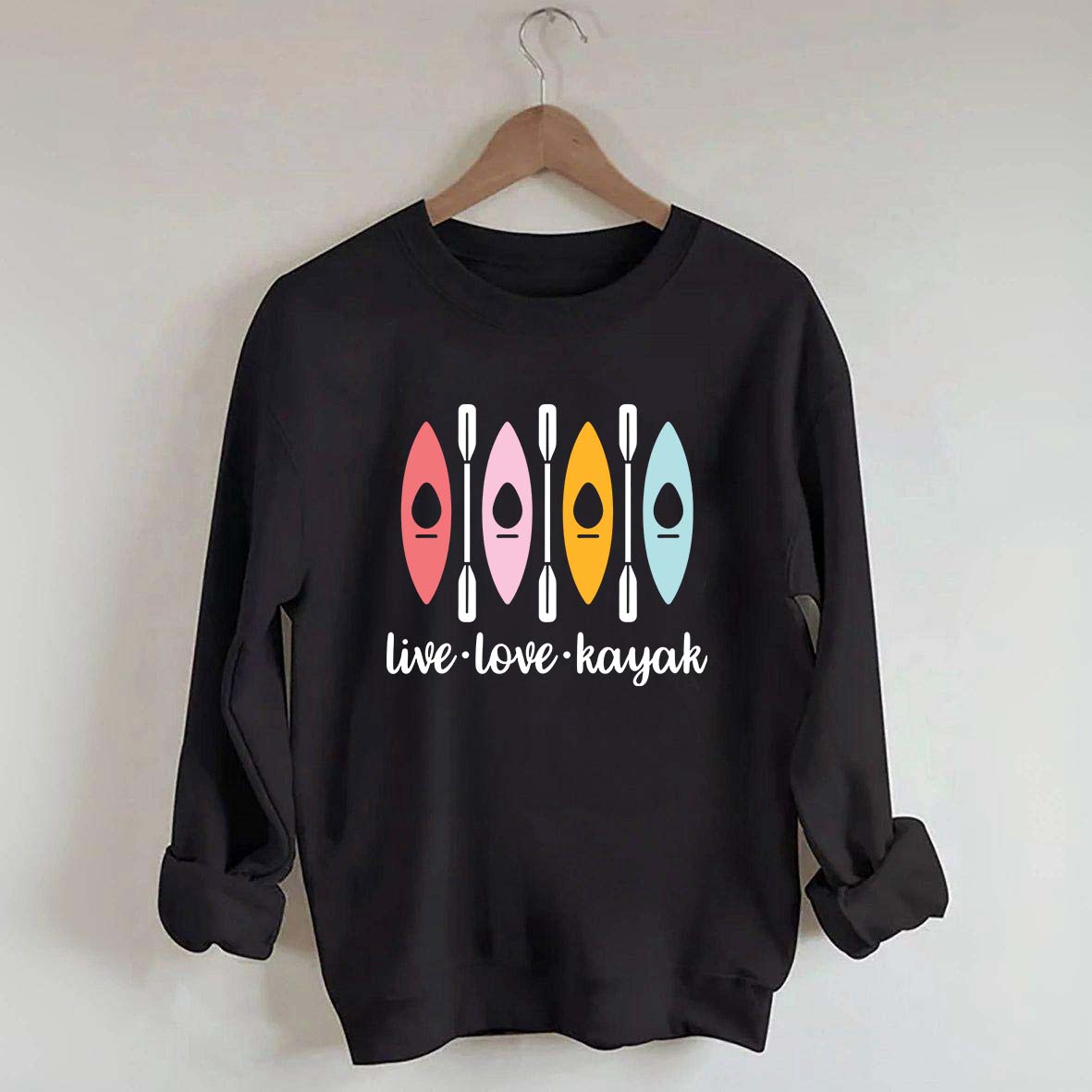 Women Kayaking Canoeing Sweatshirt