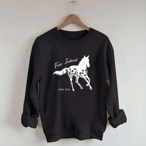 Free Indeed Horse Sweatshirt