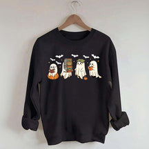 Reading Ghosts Halloween Lover Sweatshirt