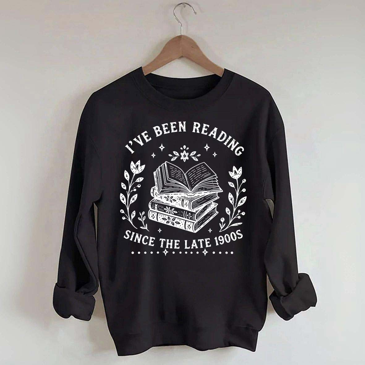 Reading Floral Book Club Reader Sweatshirt
