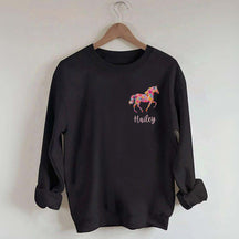 Custom Girl Horse Sweatshirt