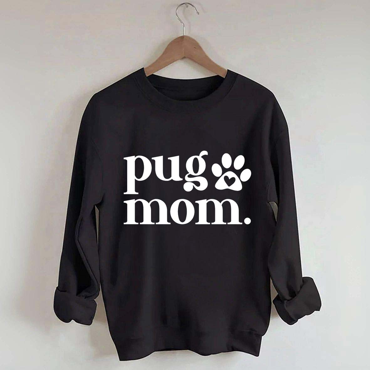 Pug Mom Minimalist Sweatshirt