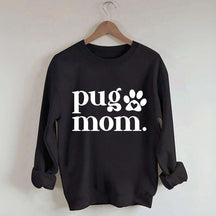 Pug Mom Minimalist Sweatshirt