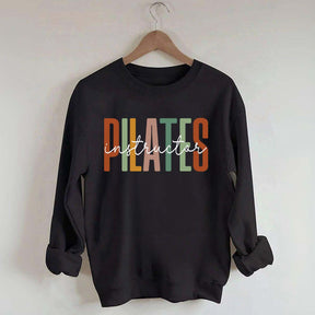 Pilates Instructor Comfort Colors Gym Workout Sweatshirt