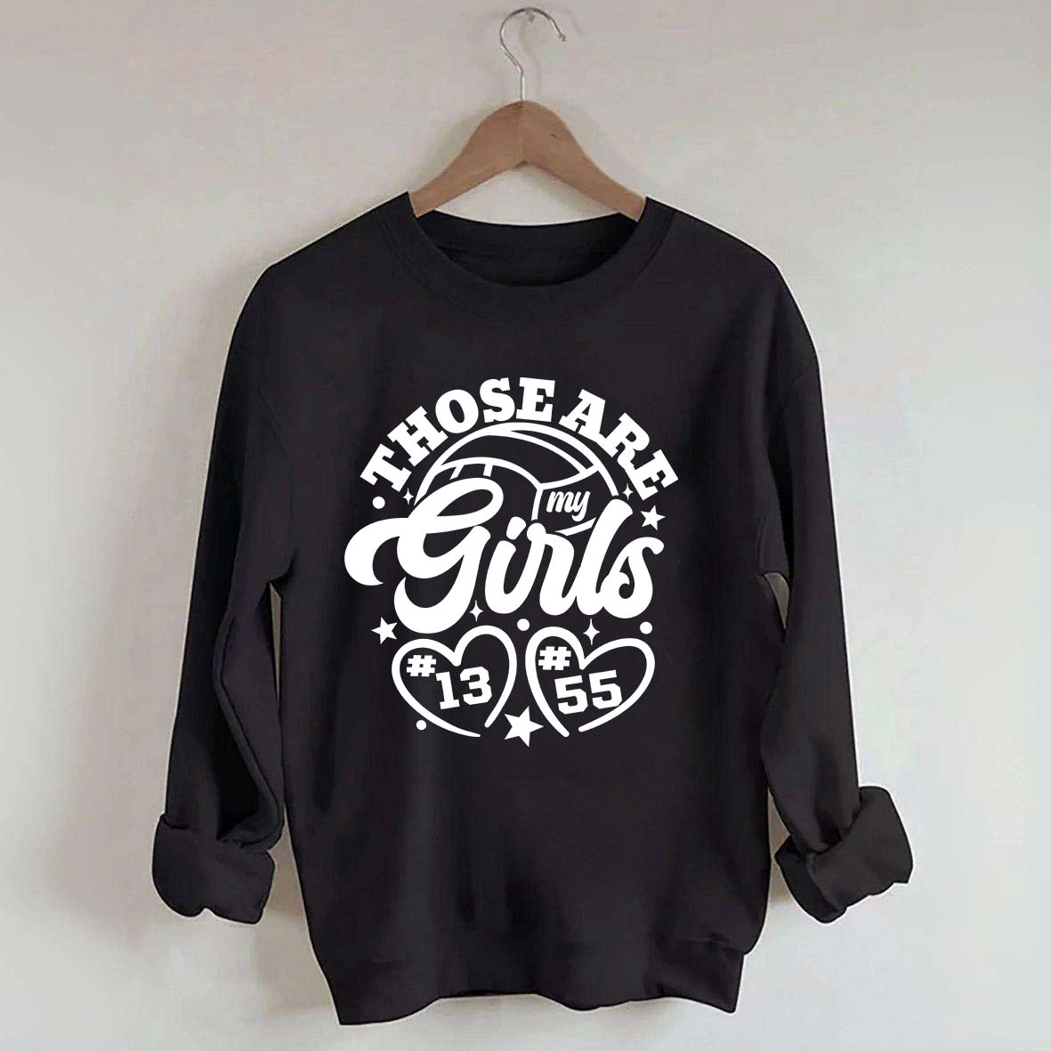 Personalized Volleyball Those Are My Girls Sweatshirt