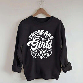 Personalized Volleyball Those Are My Girls Sweatshirt