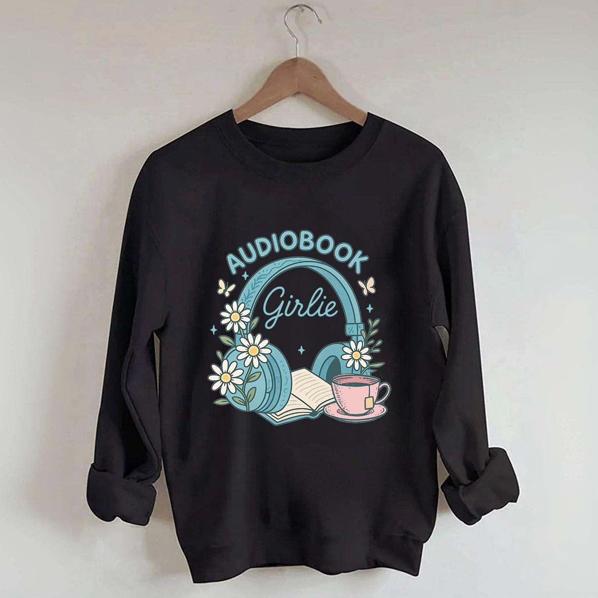 Audio Book Girlie Sweatshirt
