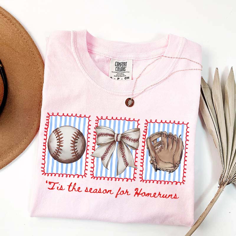 Tis the Season for Homeruns Baseball Mama T-Shirt