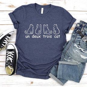 Un Deux Trois Cat T-Shirt