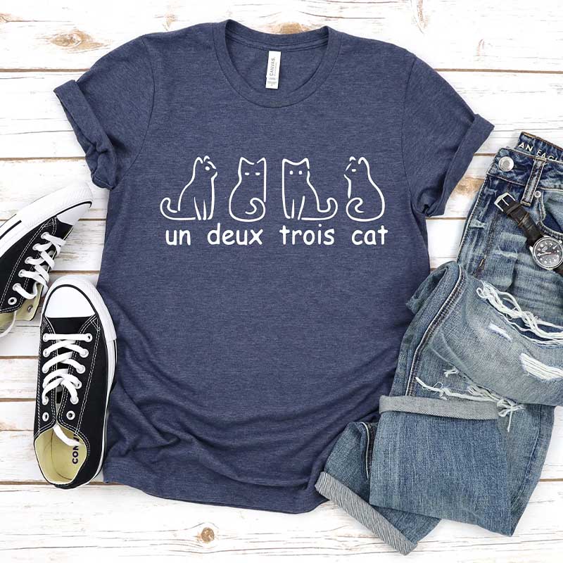 Un Deux Trois Cat T-Shirt