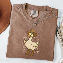 Retro Silly Goose On The Loose Western T-Shirt