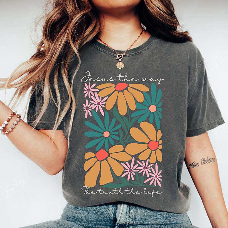 Comfort Colors Religious Faith Based Jesus T-Shirt