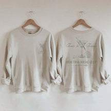 Tennis & Tinis Club Martini Sweatshrit