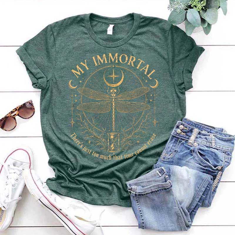My Immortal Dragonfly Celestial Moon T-Shirt