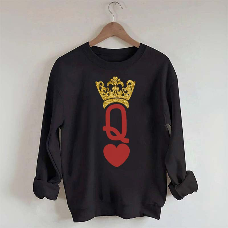 Queen Of Hearts Sweatshirt