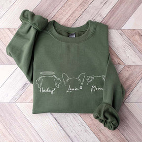 Custom Dog and Cat Ears Sweatshirt