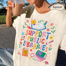 Support Public Libraries Books T-Shirt