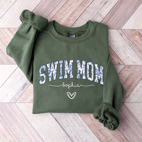 Custom Swim Mom Sweatshirt