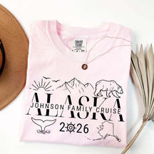 Custom Alaska Cruise Group Matching Vacation T-Shirt