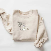 Dog Christmas Snowman Sweatshirt