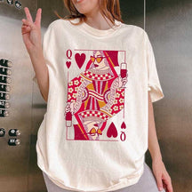 Retro Vintage Queen of Hearts T-Shirt