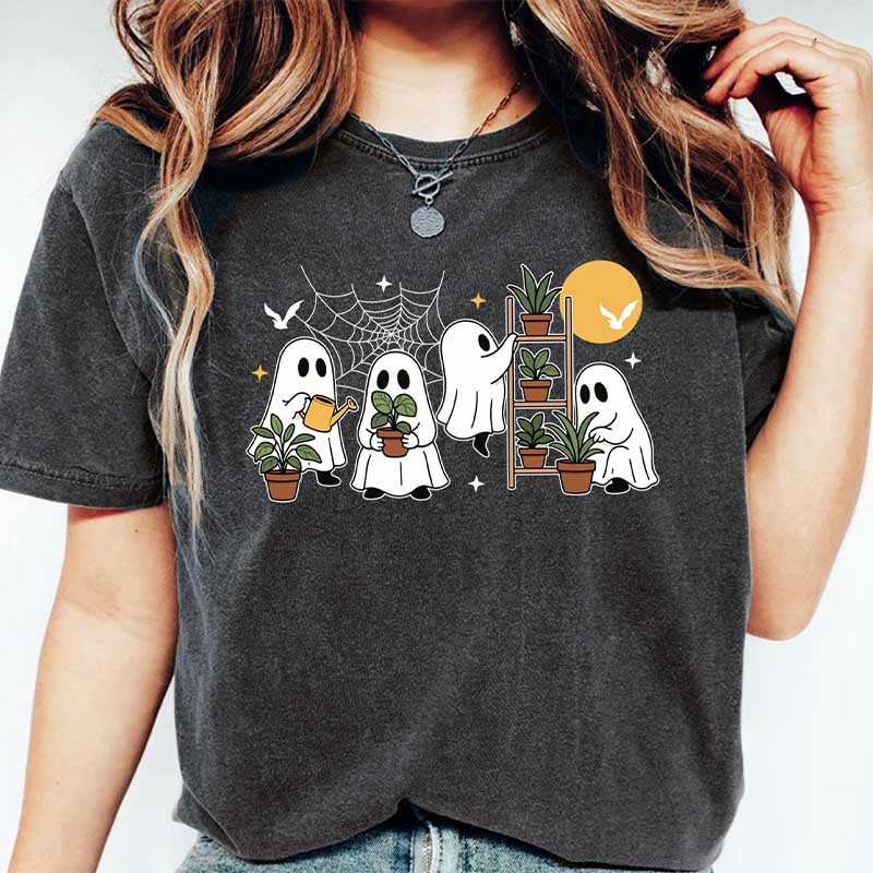 Funny Ghost Plant Moon T-Shirt