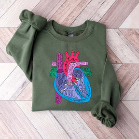 Heart Anatomy Sweatshirt